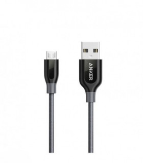 کابل تبدیل USB به MicroUSB انکر مدل A8142 PowerLine Plus به طول 0.9 متر ابزار ارتباط