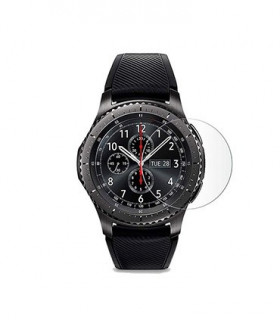 محافظ صفحه نمایش شیشه ای مدل تمپرد مناسب برای ساعت هوشمند سامسونگ مدل Gear S3محافظ صفحه نمایش